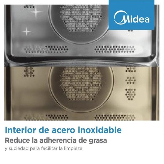 Microondas Midea 20 litros 800W com grill e painel táctil digital