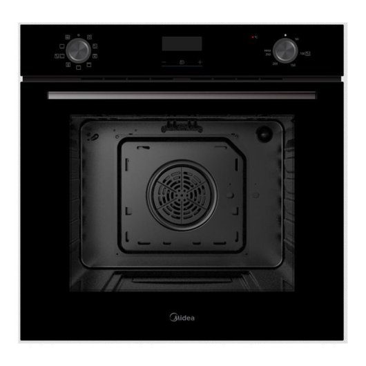 Horno Multifunción Midea 70L 60cm Negro con Conectividad y Grill con guías telescópicas