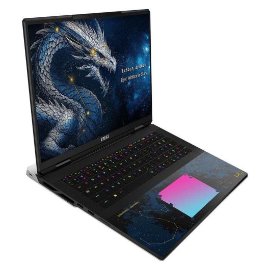 Portátil MSI Titan 18 HX Dragon Edition Draco 18" Intel Core Ultra 9 290HX Plus 96GB 4TB SSD RTX 5090 Windows 11 Pro