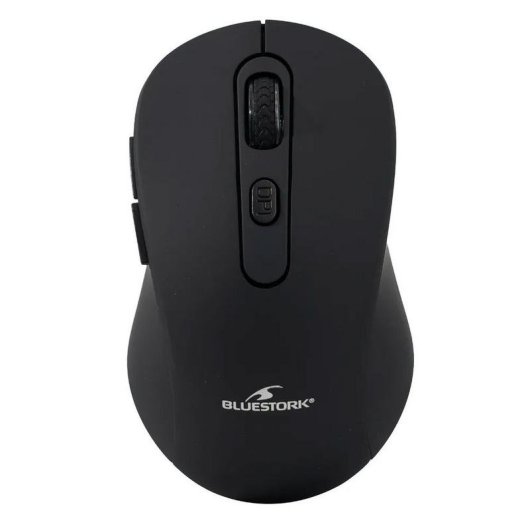 Ratón Bluestork M-WL-OFF65-BLACK Inalámbrico Bluetooth + RF 4800 DPI Negro