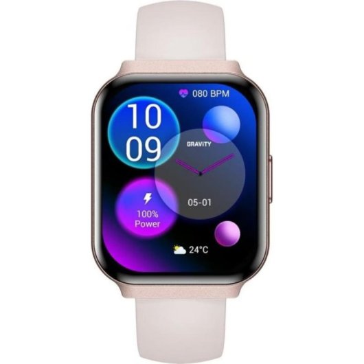Gravity GT44-3 Bluetooth 44mm Rosa Cassa Unica IP68 Cardiofrequenzimetro Monitor Sonno