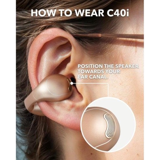 Écouteurs Soundcore C40i sans fil Bluetooth sport et appels bronze
