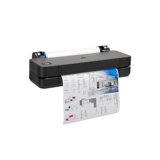 Stampante Inkjet Wi-Fi HP DesignJet T210 24 pollici con sicurezza dinamica