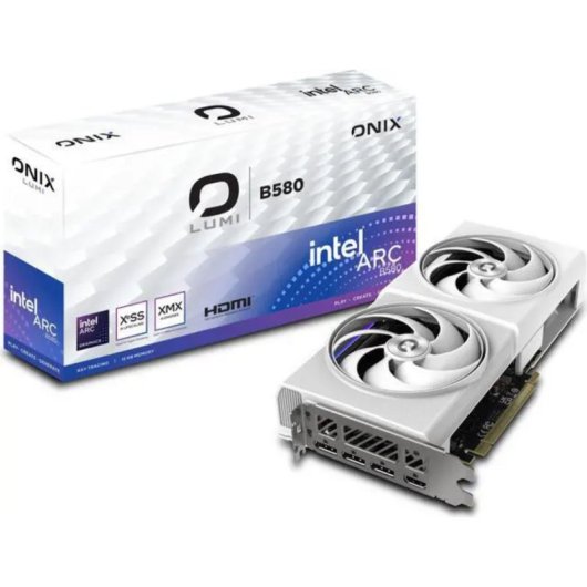 Placa gráfica ONIX LUMI Arc B580 12GB GDDR6 ARGB OC