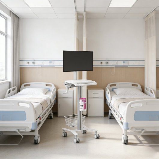 Kimex Carro Para Equipos Médicos Con Soporte Para Monitor 17"-27"