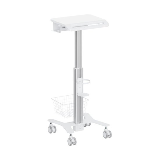 Kimex Carro Para Equipos Médicos, Altura Regulable 80-120 Cm