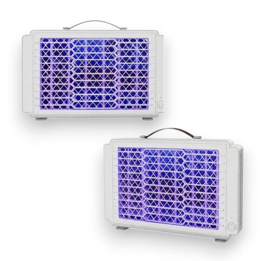 Lámpara Mata Mosquitos Eléctrica Karawan Recargable Usb Con Luz Led Y Rejilla De Descarga Nmxh-306 - Pequeña 2.5w