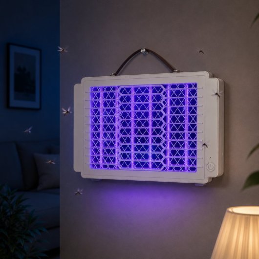 Lámpara Mata Mosquitos Eléctrica Karawan Recargable Usb Con Luz Led Y Rejilla De Descarga Nmxh-306 - Pequeña 2.5w