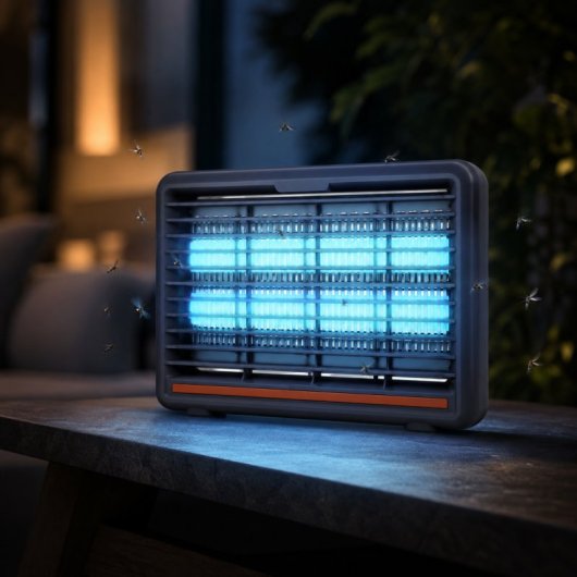 Lámpara Mata Mosquitos Karawan Con Luz Uv Y Rejilla De Descarga, Mata Insectos Eléctrico 360° Cobertura Hasta 60 M²-pequeño 8w
