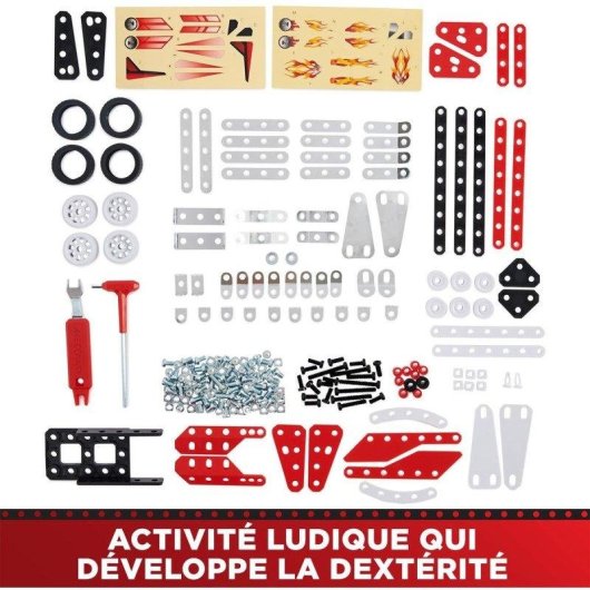 Bandai Meccano Racing Vehicle 10 In 1 Bausatz Rennwagen 225 Teile