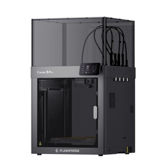 3D-Drucker Flashforge Creator 5 Pro 4 Köpfe Wifi USB Sichtfenster