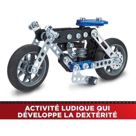 Meccano Kit De Construction Moto 5 Modèles Apm20103 17202 320 pièces