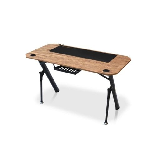 Mesa Gaming Drift 120cm Pannello in Fibra con Tappetino e Supporto