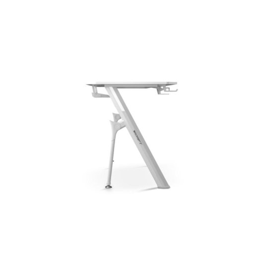 Mesa Gaming Drift 120cm Pannello in Fibra Bianco con Tappetino e Supporto