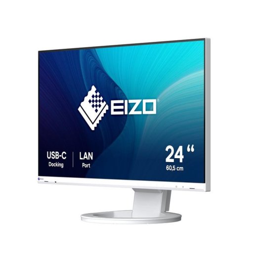 Monitor PC EIZO FlexScan EV2490-WT 23,8" Full HD 60Hz IPS Bianco Altezza Regolabile