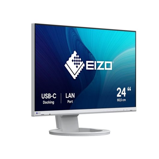 Monitor PC EIZO FlexScan EV2490-WT 23,8" Full HD 60Hz IPS Bianco Altezza Regolabile