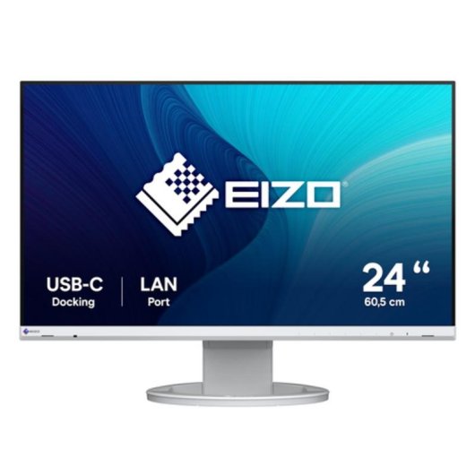 Monitor PC EIZO FlexScan EV2490-WT 23,8" Full HD 60Hz IPS Bianco Altezza Regolabile