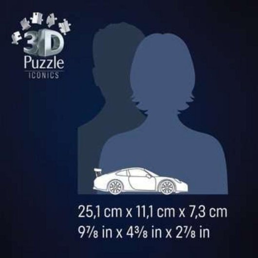 Ravensburger Puzzle 3D Iconics Porsche 911 GT3 Cup 12008038 108 piezas