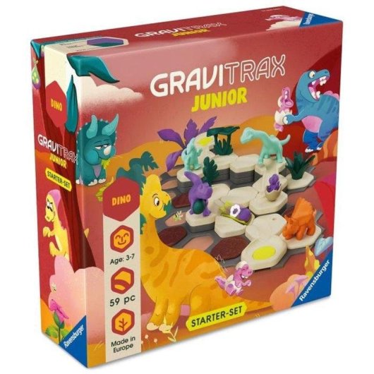 Ravensburger GraviTrax Junior Little Dino Set Inicial 12020003 58 piezas