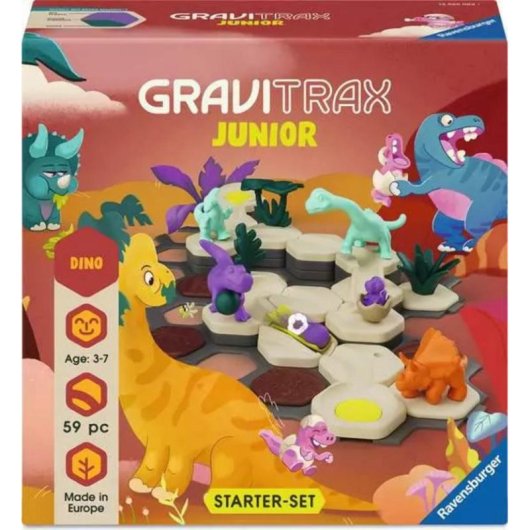 Ravensburger GraviTrax Junior Little Dino Set Inicial 12020003 58 piezas