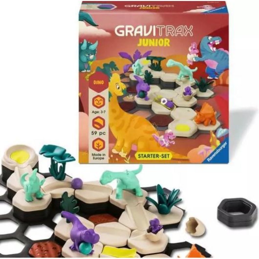 Ravensburger GraviTrax Junior Little Dino Set Inicial 12020003 58 piezas