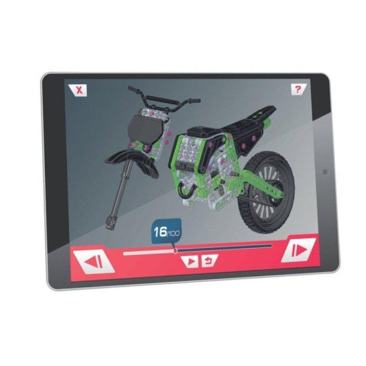 Clementoni Motocross Xtrem Kit De Construção Mecânica 52990 170+ peças
