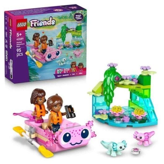 LEGO Friends Abenteuer im Boot mit Axolotl 42681 95 Teile