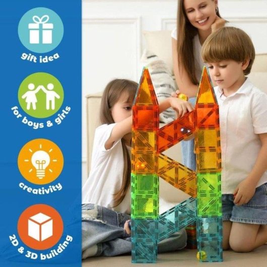 Geomag Magnetic Tiles Gems GM4101 32 Teile