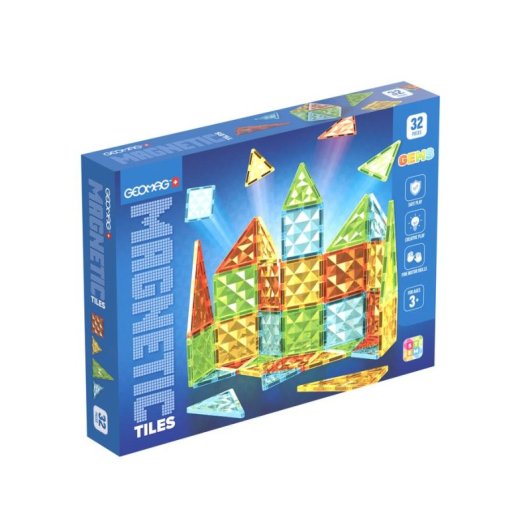 Geomag Magnetic Tiles Gems GM4101 32 Teile