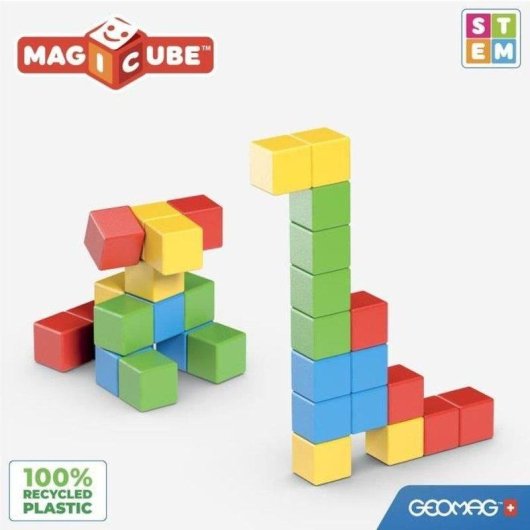 Geomag Magicube GM247 Set Creativo 16 piezas cubos magnéticos