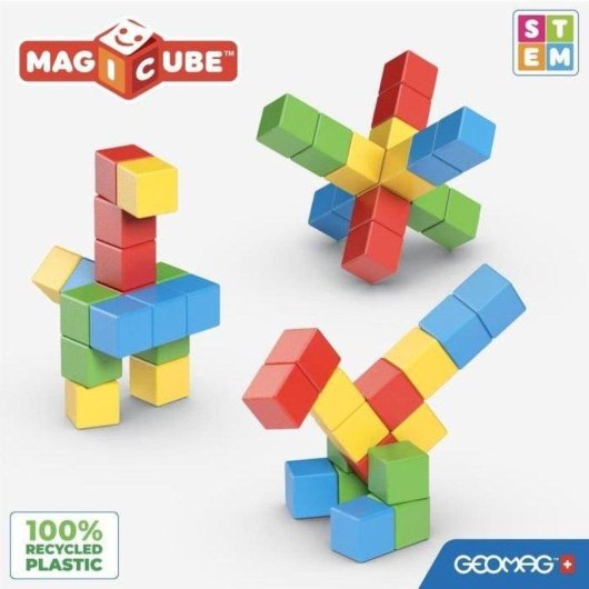 Geomag Magicube GM247 Set Creativo 16 piezas cubos magnéticos