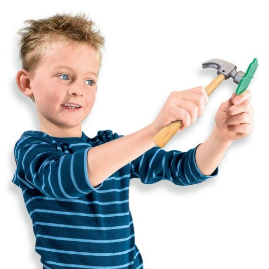 SES Creative Atelier De Menuiserie Kit Carpintería Infantil 57 piezas