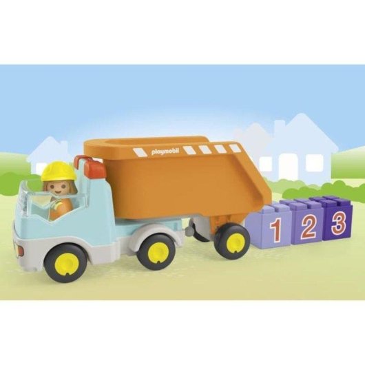 Playmobil Junior Kipp-LKW 71685 10 Teile