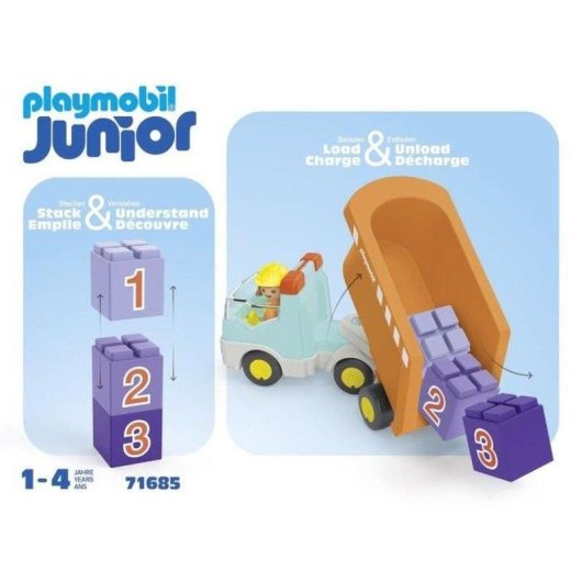 Playmobil Junior Kipp-LKW 71685 10 Teile