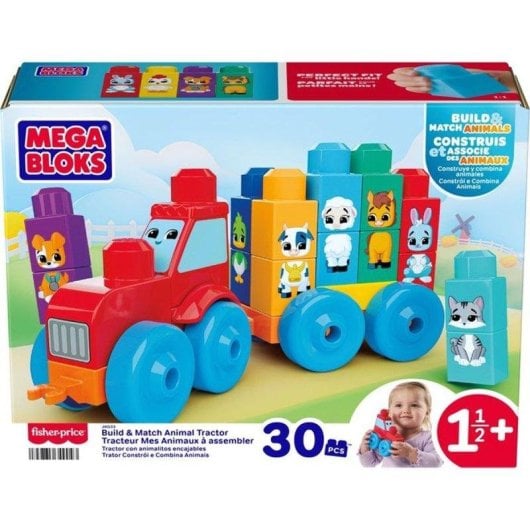 Mega Bloks Tracteur Des Animaux JKG33 30 Teile