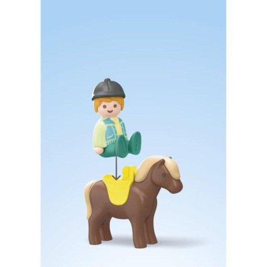 Playmobil Junior Bauernhof mit Traktor Anhänger Tiere 71656 53 Teile
