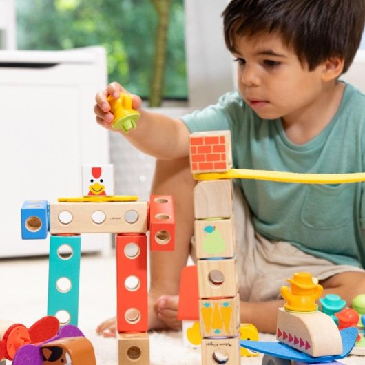 Melissa & Doug La Ville Blockables Set Da 73 Pezzi 6074901