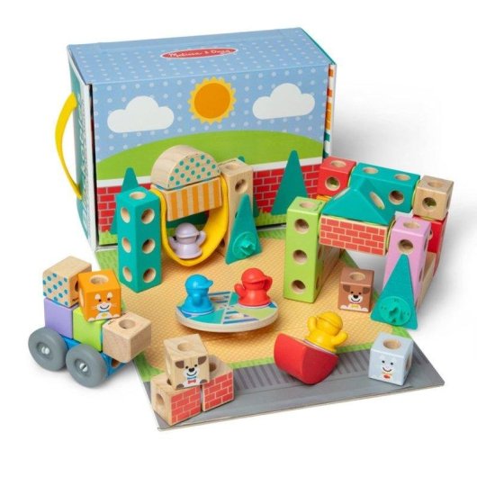Melissa & Doug La Ville Blockables Set Da 73 Pezzi 6074901