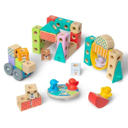 Melissa & Doug La Ville Blockables Set Da 73 Pezzi 6074901
