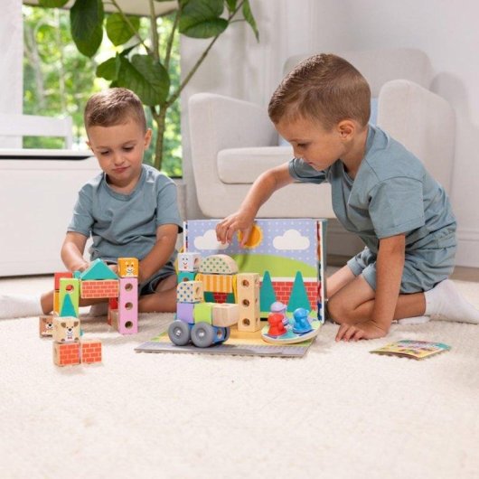 Melissa & Doug La Ville Blockables Set Da 73 Pezzi 6074901