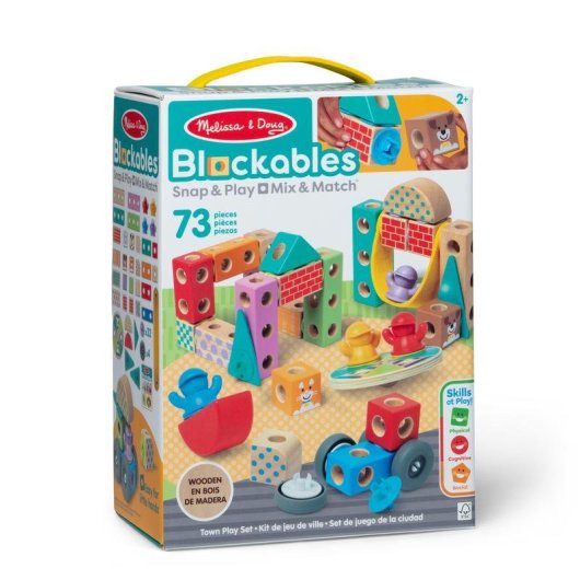 Melissa & Doug La Ville Blockables Set Da 73 Pezzi 6074901