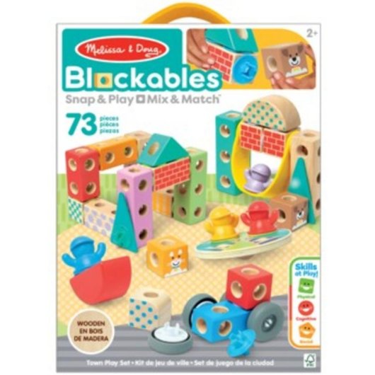 Melissa & Doug La Ville Blockables Set Da 73 Pezzi 6074901