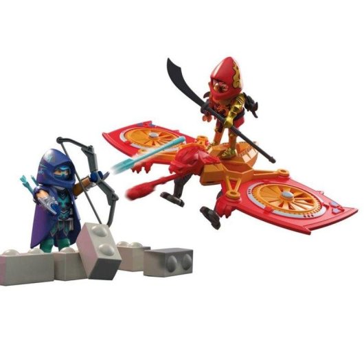 Playmobil Super Helden Held Und Sein Fliegender Drohne Vs Ninja 71833 39 Teile