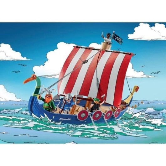 Playmobil Astérix Barque Pirate 71888 88 pièces