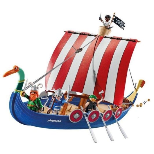 Playmobil Astérix Barque Pirate 71888 88 pièces