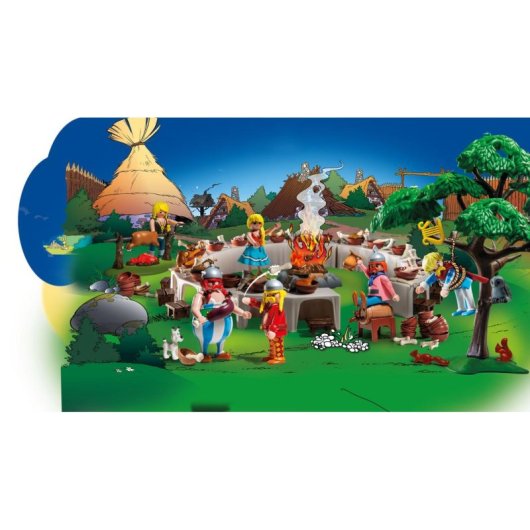 Playmobil Astérix El Banquete en el Pueblo 71827 159 piezas