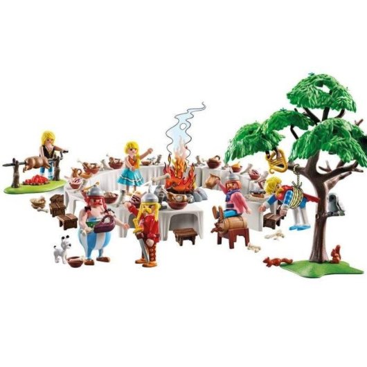 Playmobil Astérix El Banquete en el Pueblo 71827 159 piezas
