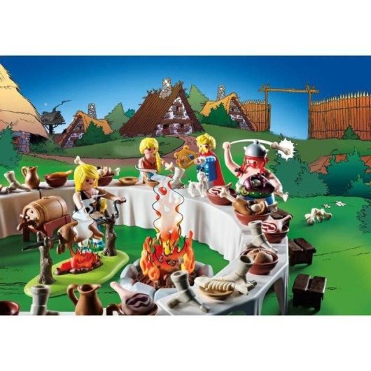 Playmobil Astérix El Banquete en el Pueblo 71827 159 piezas