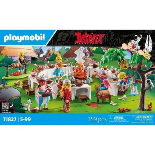 Playmobil Astérix El Banquete en el Pueblo 71827 159 piezas