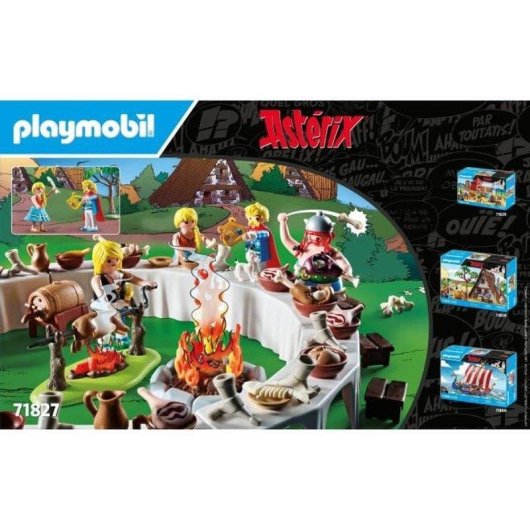 Playmobil Astérix El Banquete en el Pueblo 71827 159 piezas